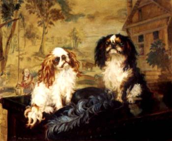 King Charles Spaniels by 
																	Alix Jennings