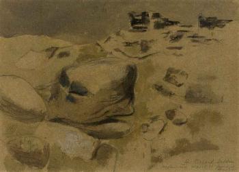 Landscape of the Toad's Mouth Rock by 
																	Paul Nash