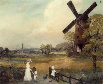 Marton Mill by 
																	Helen Bradley