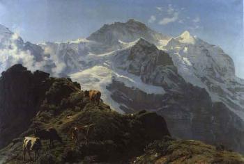 La Jungfrau by 
																			Albert Lugardon