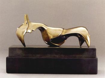 Pointed reclining figure by 
																	Henry Moore