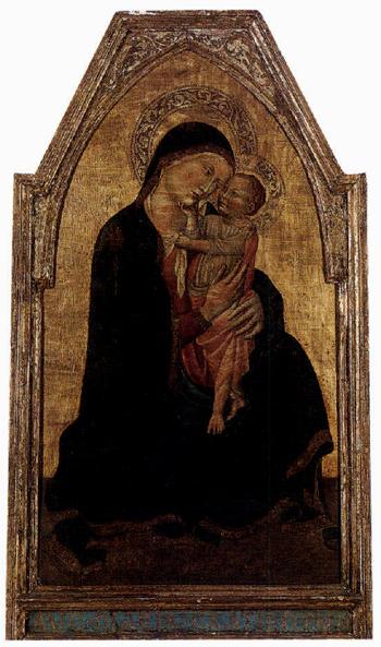 Madonna and Child by 
																	 Ugolino di Nerio
