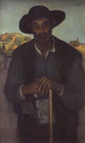 Peasant man by 
																	Julio Garcia Condoy