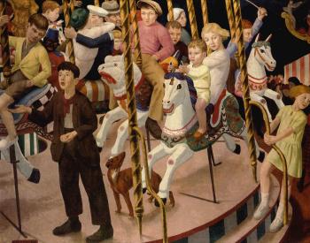 The merry go round, 1924 by 
																	Ernest Procter