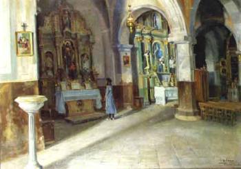 Church interior, San Hilario by 
																	Mateo Balasch Mateu