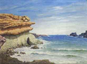 Seascape at Cabo de Palos by 
																	Manuel Garcia Panadero