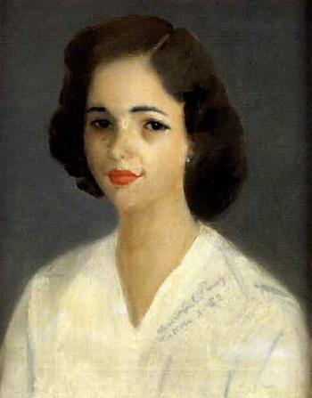 Portrait of woman by 
																	Cristobal Ruiz Pulido