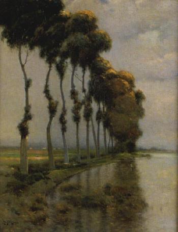 Landscape with trees by 
																	Tomas Sans Corbella
