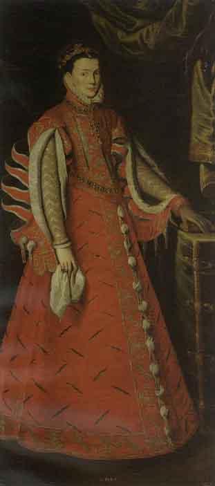 Isabel de Valois, consort of King Philip II of Spain by 
																	Pierre Noveliers