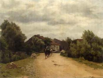 Cart on a track by 
																	Edouard Roudier