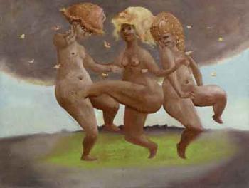 Tres desnudos by 
																	Clarel Neme