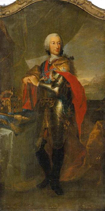 Portrait of Emperor Charles Albert VII by 
																	Adam Friedrich Oeser