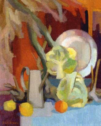 Still life with fruit by 
																	Elfy Haindl-Lapoirie