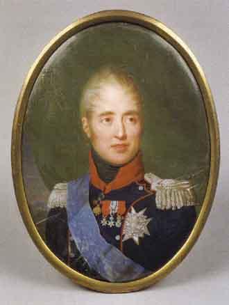 King Karl X of France by 
																	Jean Baptiste Joseph Duchesne de Gisors