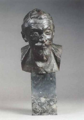 Bust of Adam Gielgud by 
																	Waclaw Szymanovski