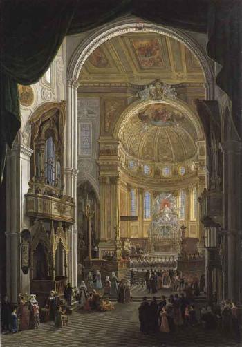 Naples Duomo, interior by 
																	Aniello d'Aloisio