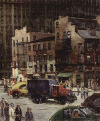Old building near Meadow Bank building, New York by 
																	Walter Farndon