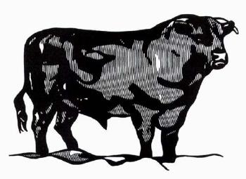 Bull I by 
																	Roy Lichtenstein