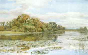 Lily pond by 
																	William Grylls Addison