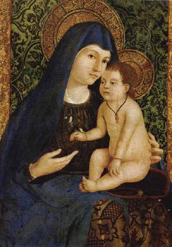 Madonna and Child by 
																	Antonello de Saliba