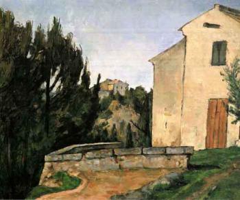 La maison abandonnee by 
																	Paul Cezanne