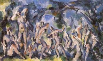 Esquisse de baigneurs by 
																	Paul Cezanne