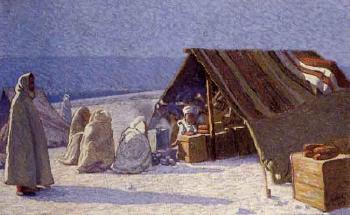 Le matin chez le marchand de soupe by 
																			Henri Gustave Jossot