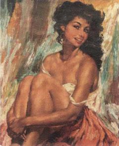 Gypsy girl by 
																	Charles Antonio Roka