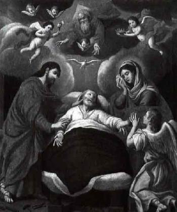 Death of Joseph by 
																	Stefano Erardi