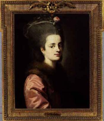 Portrait of lady by 
																	Friedrich Oelenhainz
