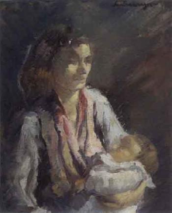 Maternity by 
																	Ernest Santasusagna
