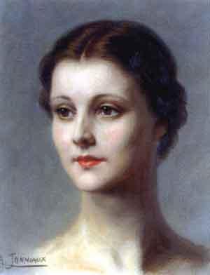 Portrait of Diana Gould by 
																	Alfred Jonniaux