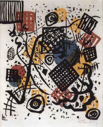 Composition by 
																	Wassily Kandinsky