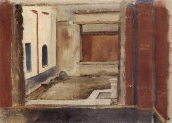 House interiors at Pompeii by 
																			Alejo de Vera