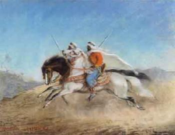 Desert horsemen by 
																	Maria Dubois