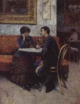 Cafe conversation by 
																	Emilio Obon