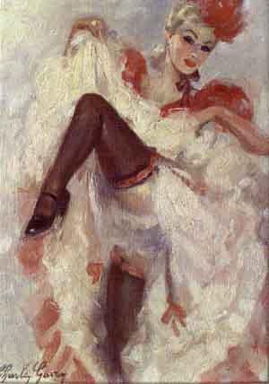 Can-can dancer by 
																	Charles Garsy