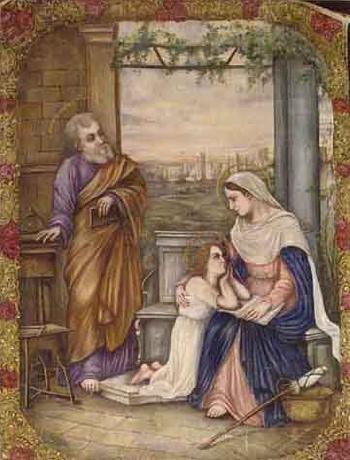 The Holy Family by 
																	Luis Taberner