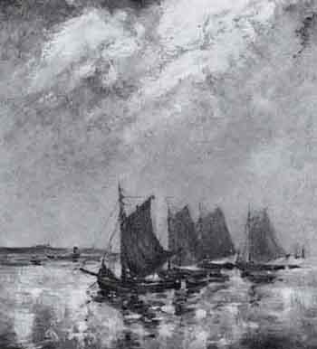 Sailing boats by 
																	Felix von Fuchs-Nordhoff