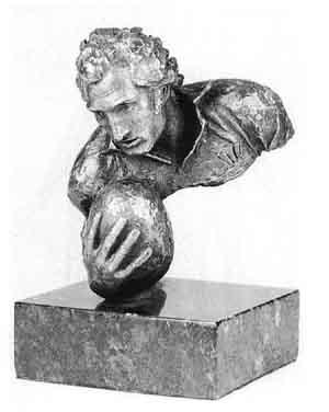 Bust of Gareth Edwards by 
																	Bonar Dunlop