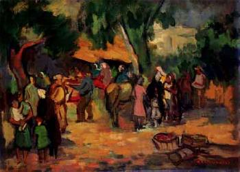 At the market by 
																	Aristotelis Vassilikiotis