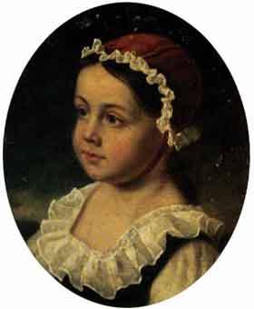 Portrait of young girl. Portrait of young child by 
																	Ernst Laddey