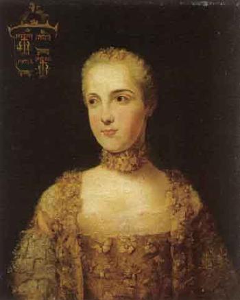 Ritratto di Isabella di Borbone a mezzo busto by 
																	Giuseppe Baldrighi