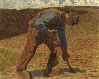 Farmer at work by 
																	Cornelis van Assendelft