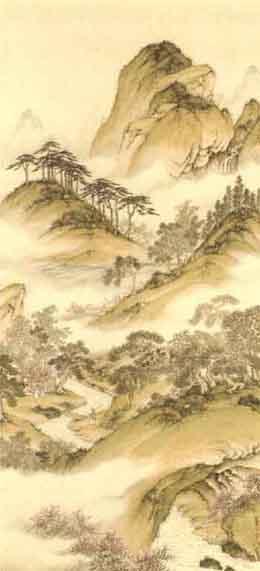 Chinese landscapes by 
																			Fukuda Hanko