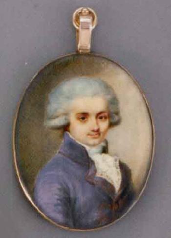 Young gentleman, called Augustin de Robespierre by 
																	J N Edenberger