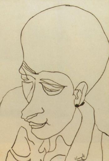 Portrait of Hendrik Marsman by 
																	Albert Kuyle