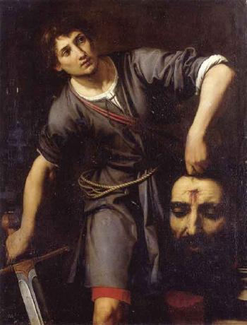 David with the head of Goliath by 
																	Ottavio Vannini