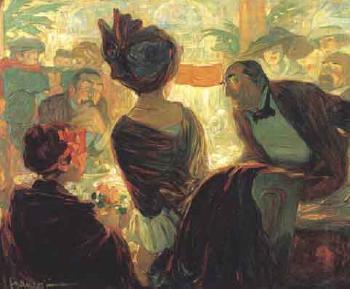 Le cafe concert by 
																	Ferdinand Fargeot