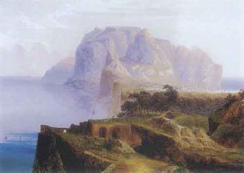 View of Capri by 
																	August Friedrich Wilhelm Nothnagel